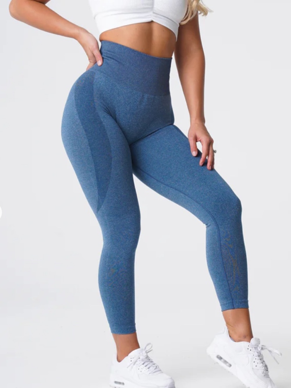 NVGTN High-Waist Sculpting Leggings - Blue